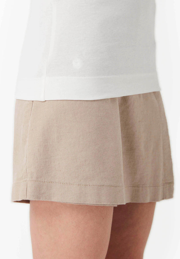 Women's Basic Ribbed Top Off White
