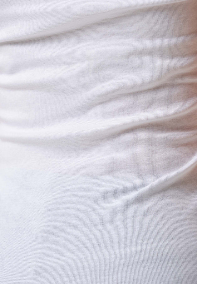 Women's Basic Ribbed Top White