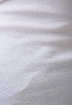 Women's High Neckline Ribbed Top White