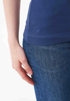 Women's Ribbed Spaghetti Strap Top Navy