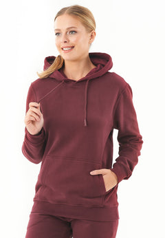 Naisten Basic Soft Touch Huppari Bordeaux