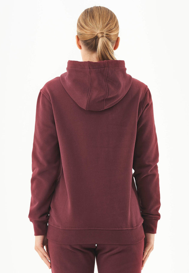 Naisten Basic Soft Touch Huppari Bordeaux