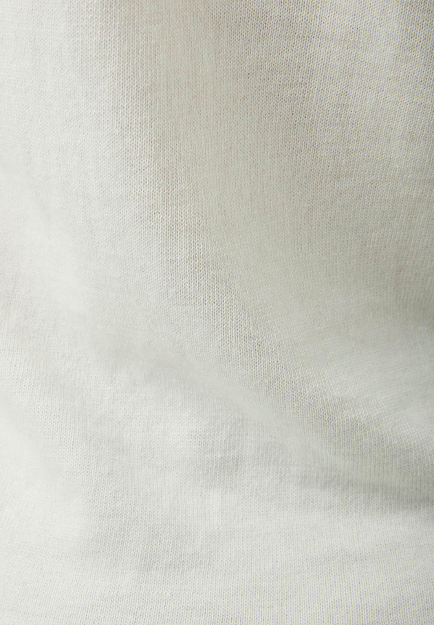 Women's Round Neck Organic Cotton Knit Off White