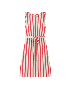 Cecile Dress Red Striped