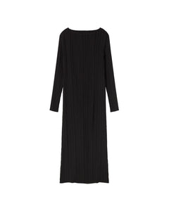 Myrtle Pleated Dress Black