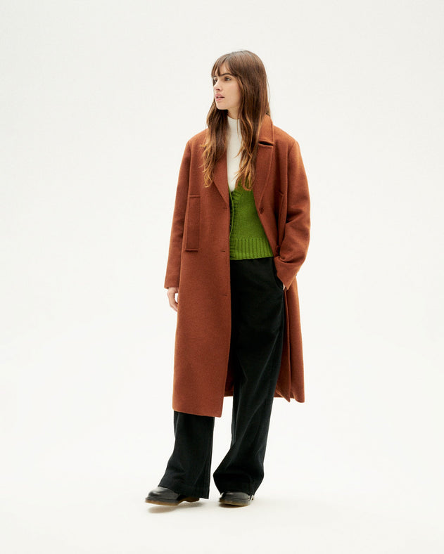 Rita Wool Coat Brown