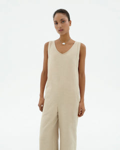 Janis Baggy Jumpsuit Oatmeal