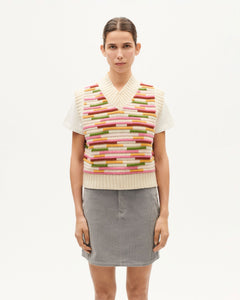 Mica Vest Multicolor Wool