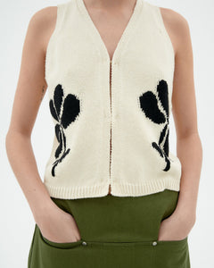 Robbie Knit Vest Marygold