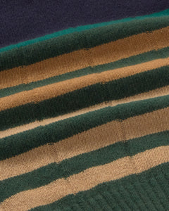 Sherry Vest Knitted Wool Yellow Striped