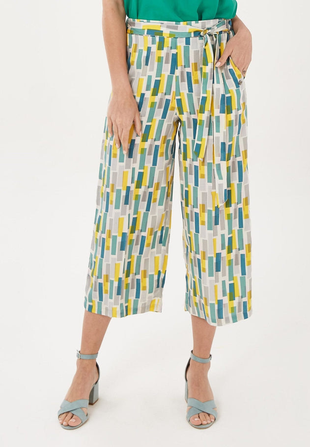 7/8-Lenght Tencel™ Lyocell Culottes All-Over Print