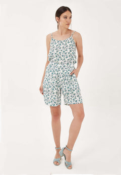 Tencel™ Lyocell Shorts With All-Over Floral Print