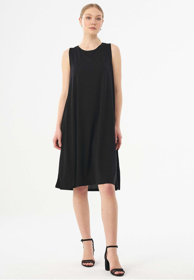 Sleeveless REPREVE® Blend Dress Black