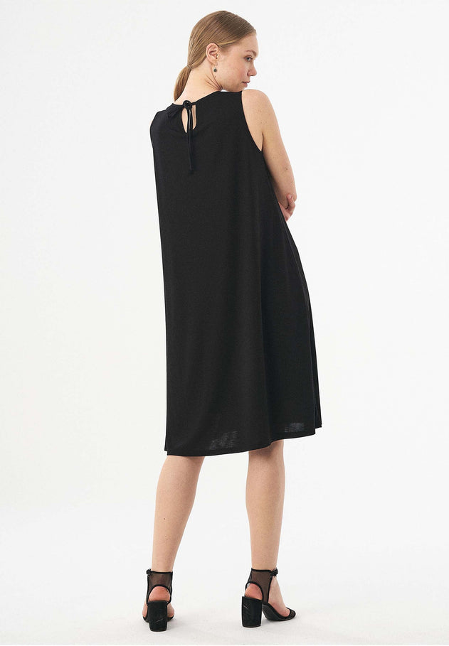 Sleeveless REPREVE® Blend Dress Black