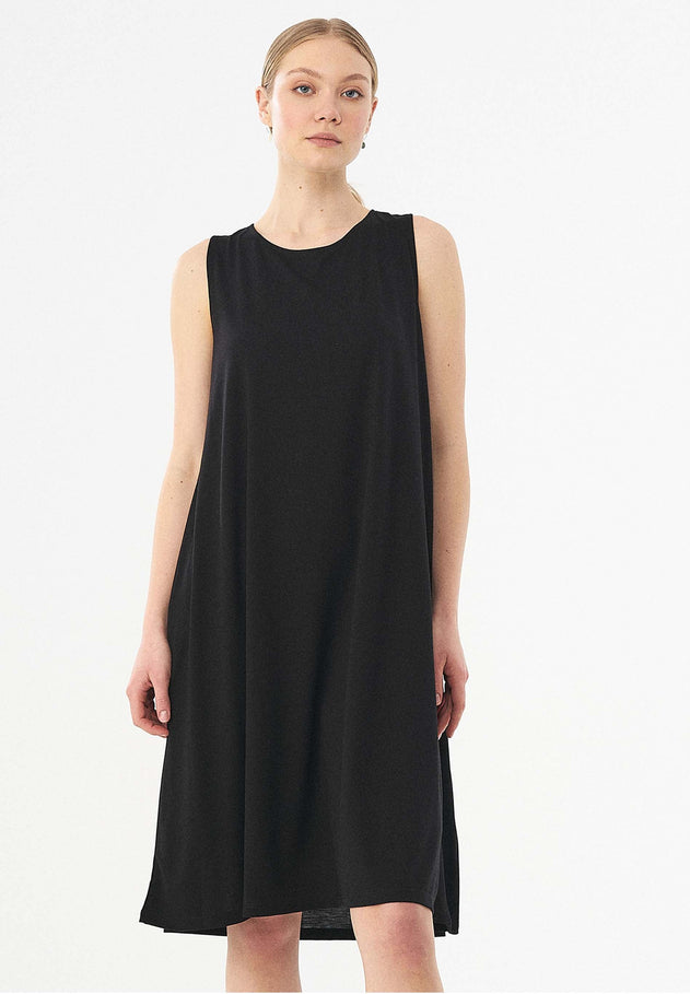 Sleeveless REPREVE® Blend Dress Black