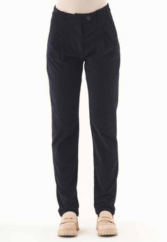 Women's Organic Cotton Corduroy Pants Dark Navy