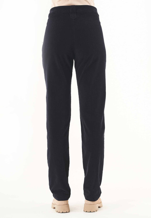 Women's Organic Cotton Corduroy Pants Dark Navy