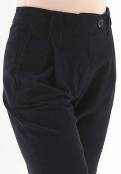 Women's Organic Cotton Corduroy Pants Dark Navy