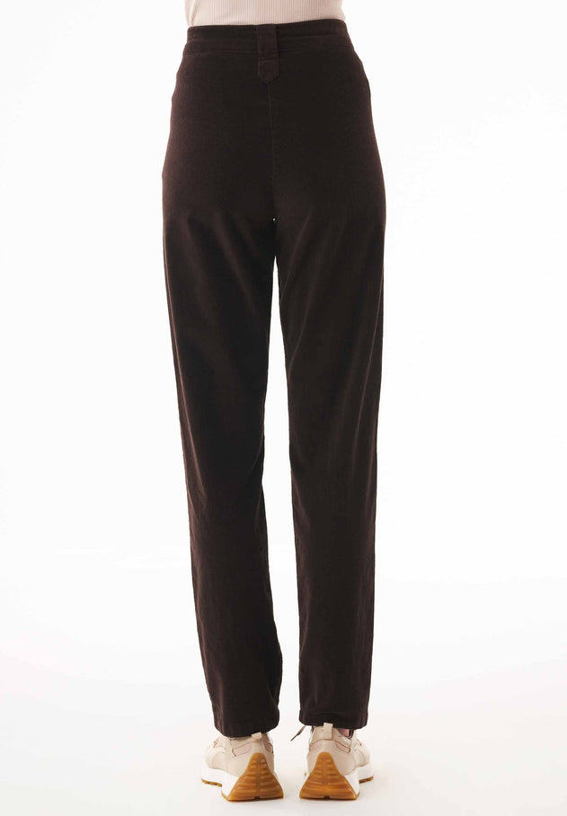Women's Organic Cotton Corduroy Pants Espresso