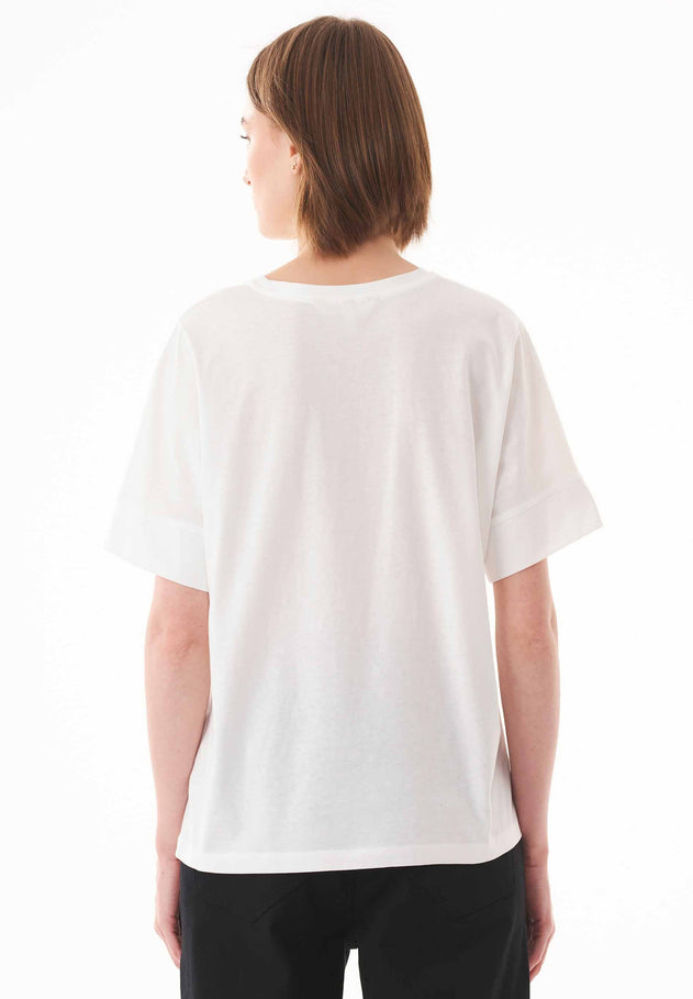 C'est la vie Organic Cotton T-Shirt Off White