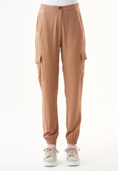 Women's Ecovero Cargo Pants Dark Hazelnut