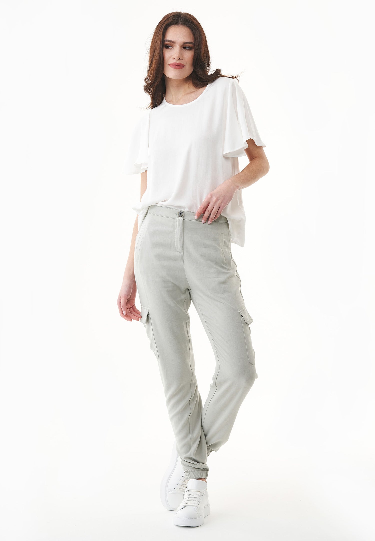 Women's Ecovero Cargo Pants Olive Branch
