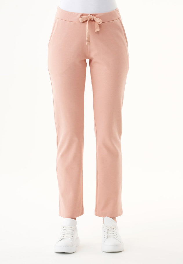 Heavy Stretch Interlock Sweatpants Dusty Blush