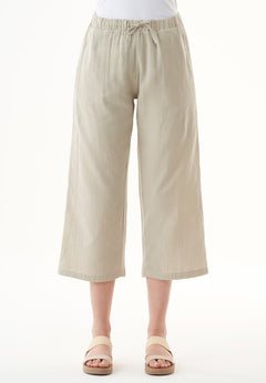 Organic Cotton Culottes Green Tint