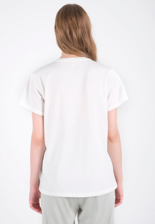 Women's Camouflage Print T-Shirt White