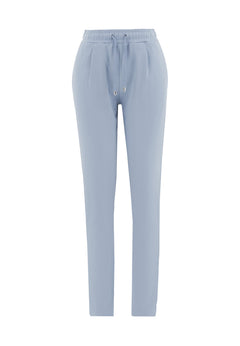 Women's Light Organic Cotton Interlock Sweatpants Ice Blue