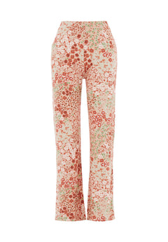 Floral Pattern Jersey Pants Bloom Baby