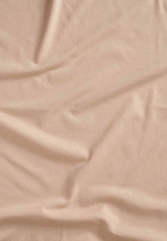 Modal Blend Round Neck Top Soft Beige