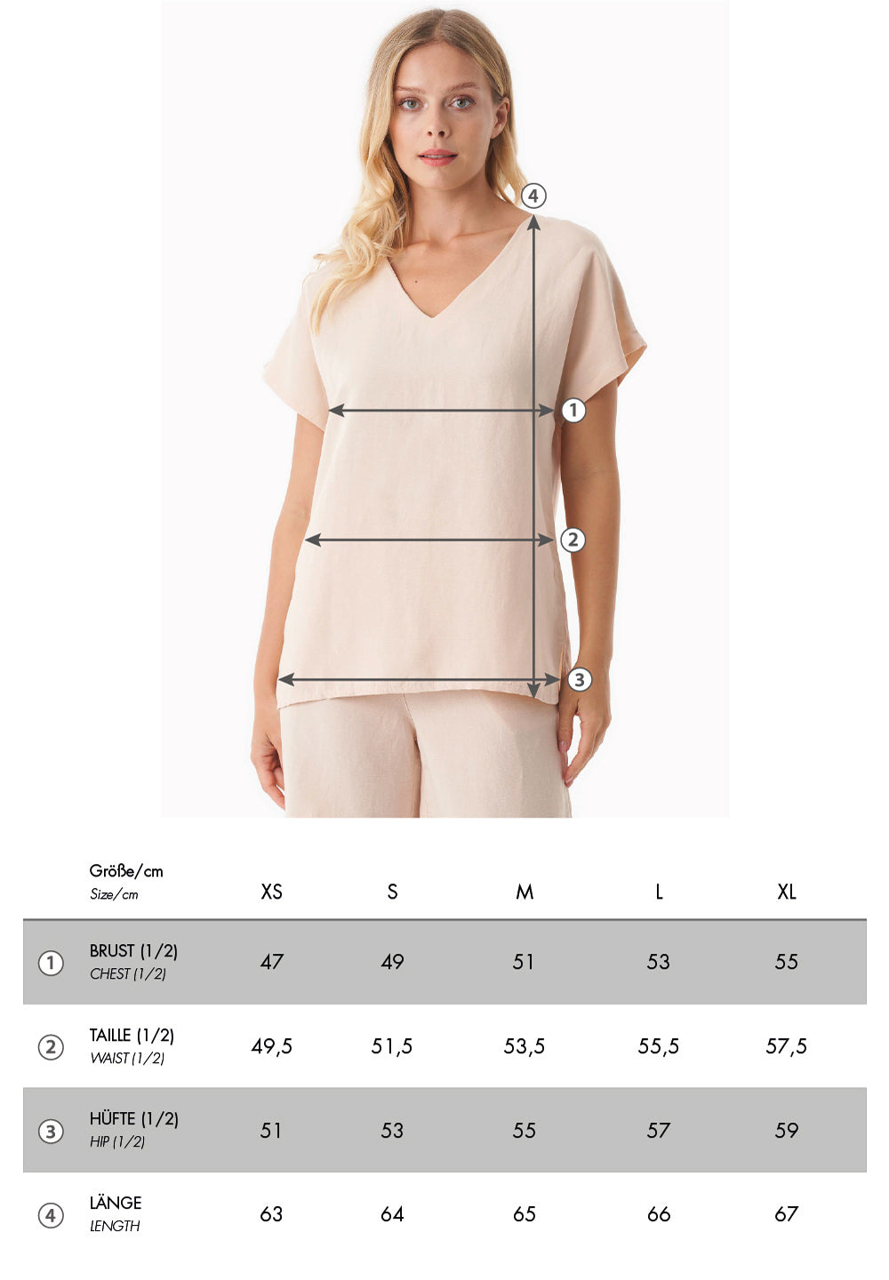 organication--v-neck-blouse-light-navy-blue