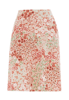 Floral Pattern Jersey Skirt Bloom Baby