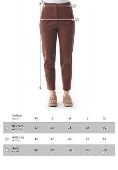 WOR18005 size chart