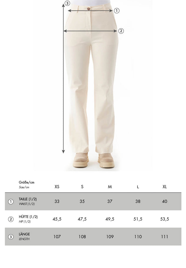 WOR18006 size chart