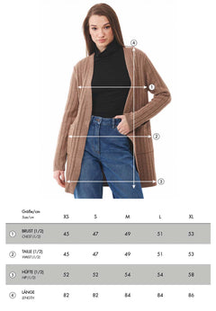 WOR18594 size chart
