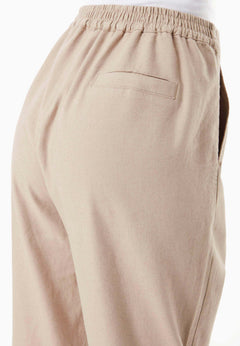 Linen Blend Pants Sand