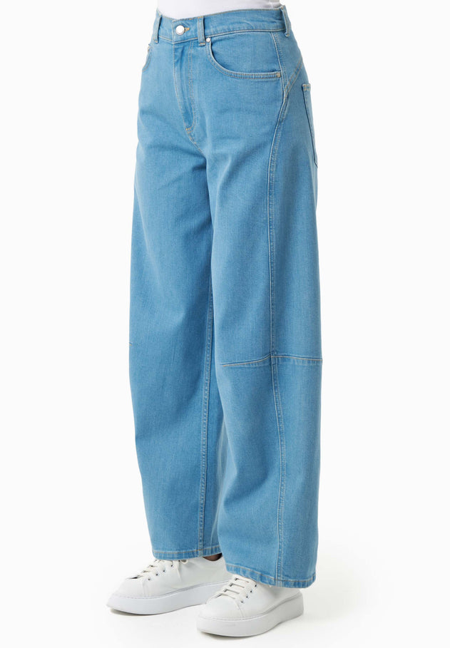 Women's Wide-Leg Jeans Light Blue