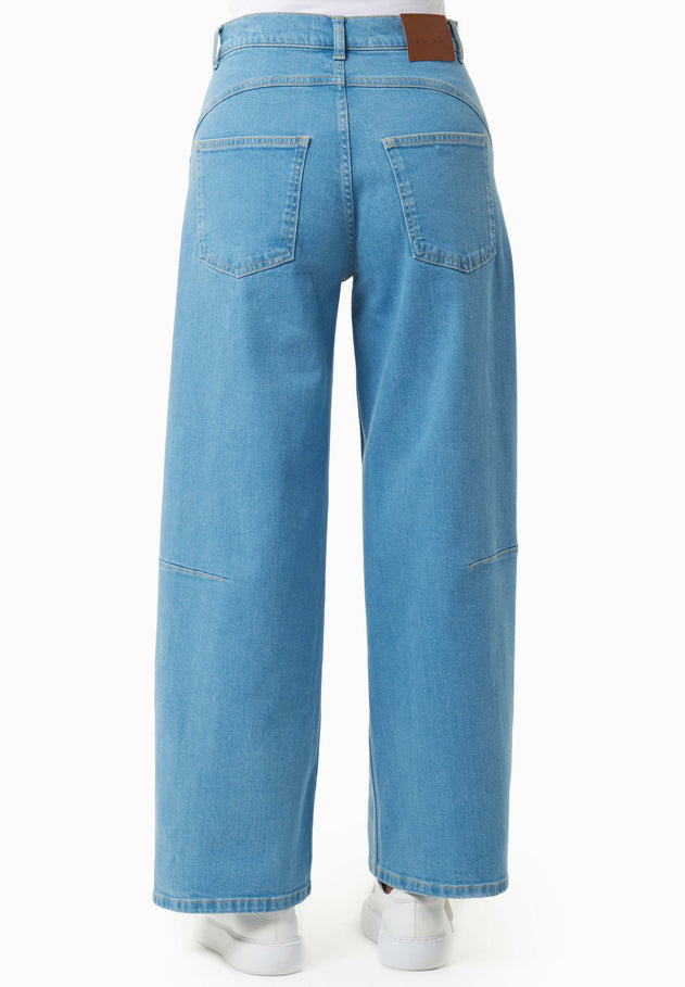 Women's Wide-Leg Jeans Light Blue