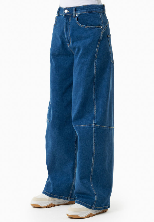 Women's Wide-Leg Jeans Medium Blue