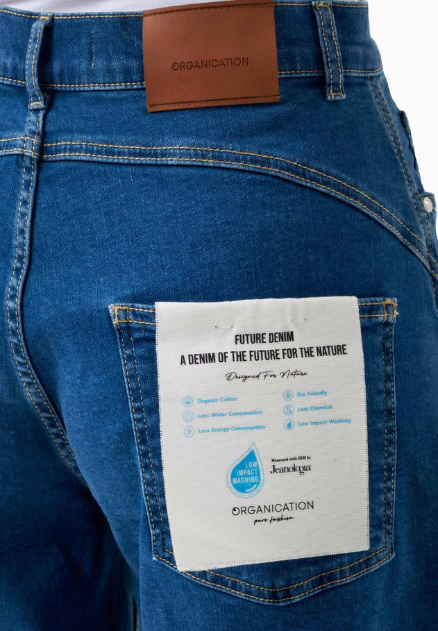 Women's Wide-Leg Jeans Medium Blue