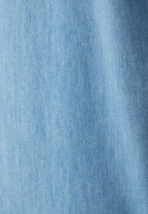 Denim Button-Up Shirt Light Blue