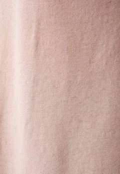 Linen Blend Sleeveless Tee Pastel Pink