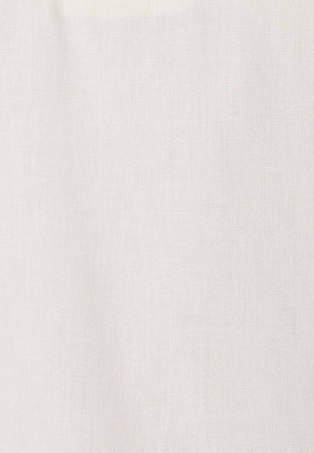 Sleeveless Linen Blend Mini Dress Off White