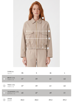 WOR22505 size guide