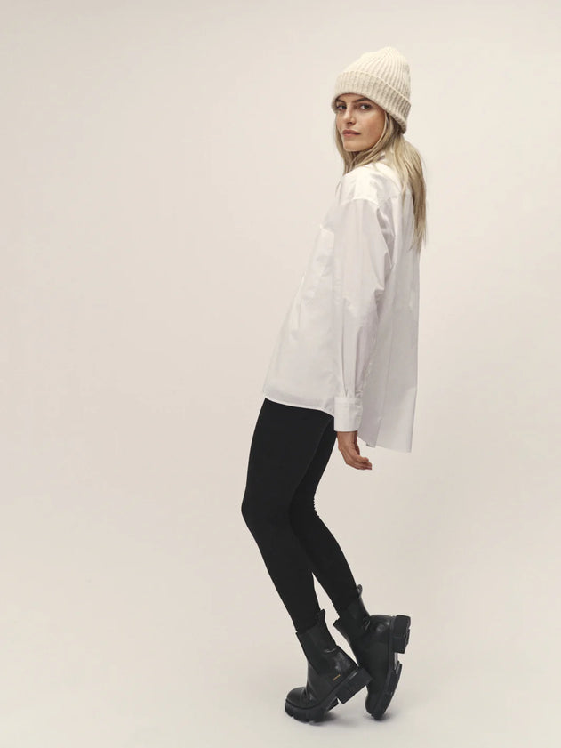 Oversized Organic Button-Up Shirt