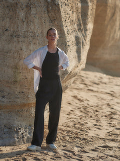 Oversized Blouse In Organic Cotton White