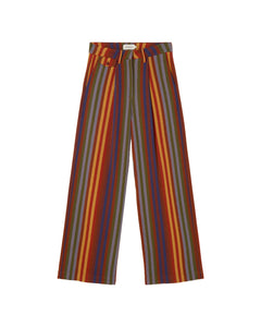 Pat Multicolor Striped Pants