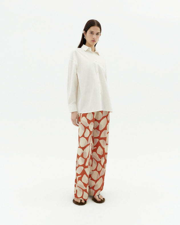 Manolita Pants Multicolor Leaf
